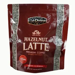 Hazelut Latte Premium Coffee Infused With Reishi 20 Sachets