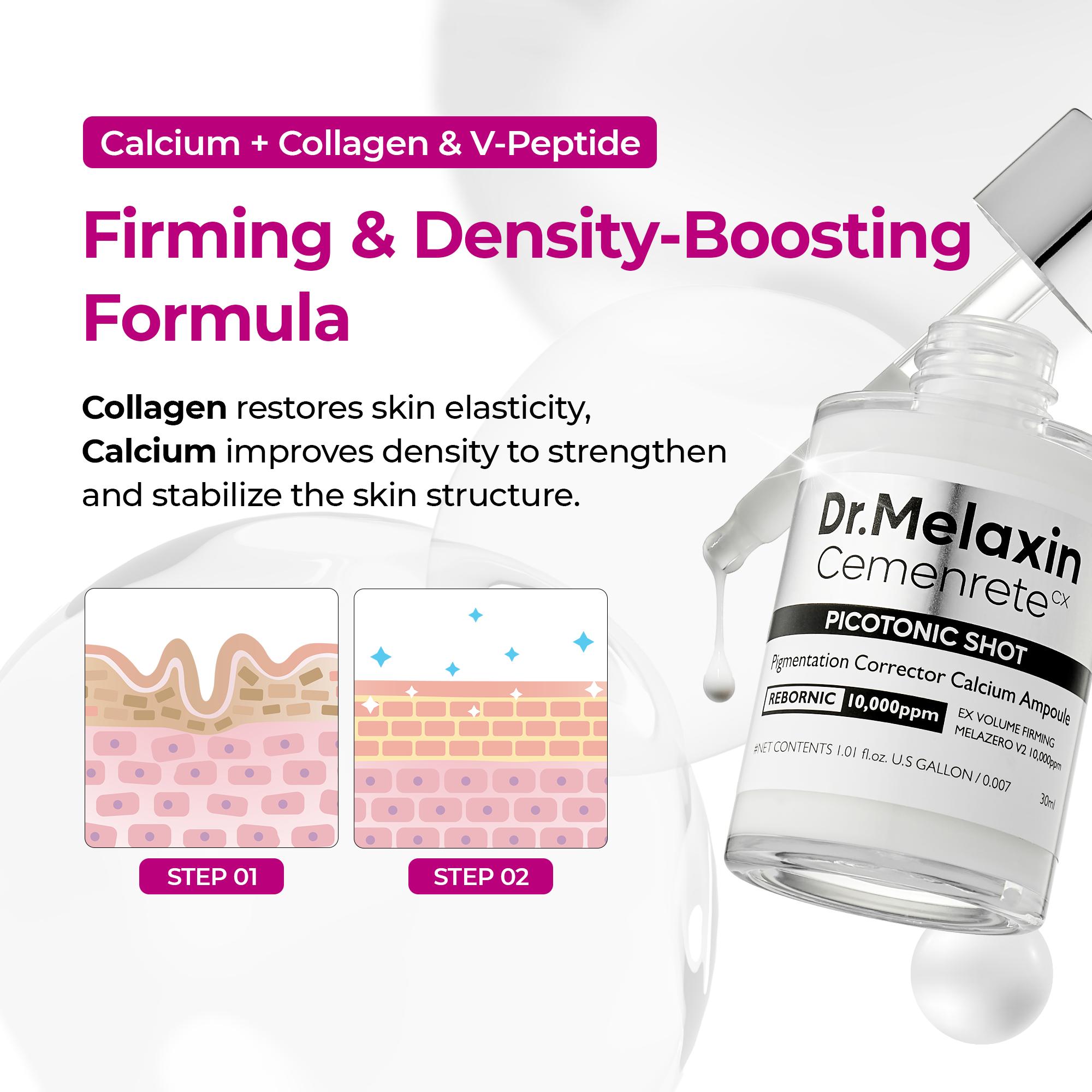 [Dr.Melaxin Official] Lumi firm & lift Duo  | plumping skin & strengthen skin density | Cyano Pink Spicule Serum + Picotonic Shot Ampoule