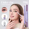 Char Cosmetics Aegyosal Under-Eye Pen Cream 2-Pack (Pink & Nude) - Korean Dual-Tone Makeup Products, Smooth, Effortless Blending, Brightens Eyes, Quick Daily Touch-Ups, Subtle Shadow Highlighter with Brush, Fullness & Definition for Different Skin Tones