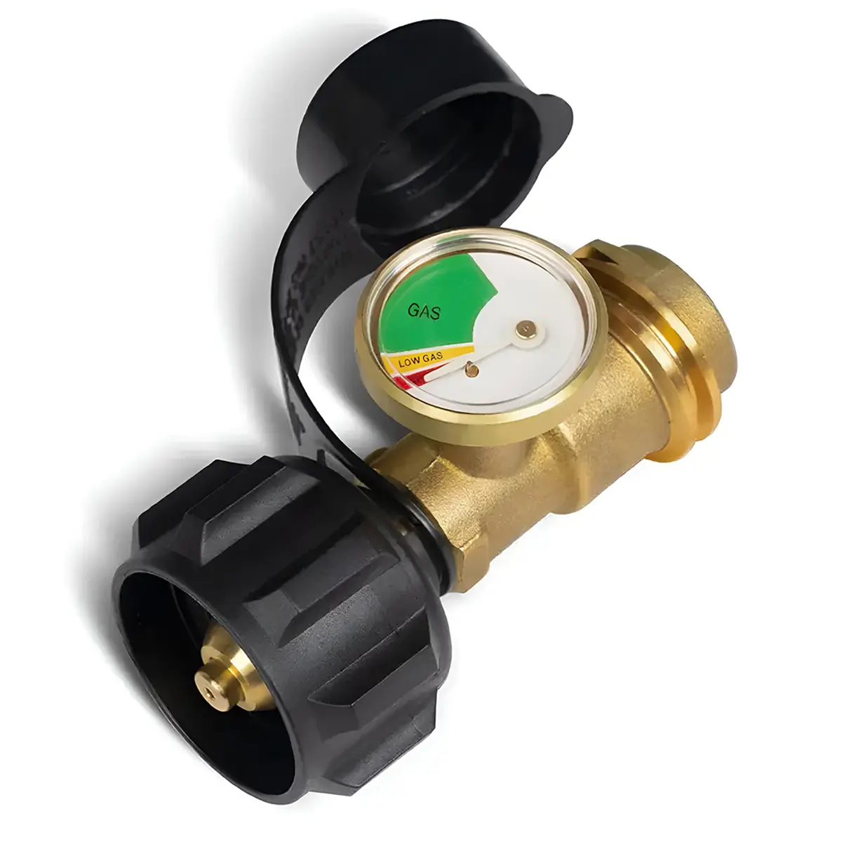 Propane Tank Gauge, Propane Tank Gauge Level Indicator Leak Detector Gas Pressure Meter Universal for RV Camper, Cylinder, BBQ Gas Grill, Heater and More Appliances camping essentials