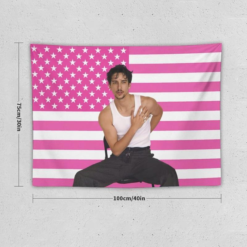 Tapestry Milo Star Manheim Funny Flag Tapestry Poster Wall Hanging Art Suitable for Room Bedroom Living Room Dormitory Wall Outdoor Garden Decoration Aesthetic Merch30 x40