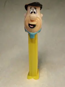 1992 Pez Candy Dispenser Fred Flintstone Yellow Footed Hanna-Barbera Vintage