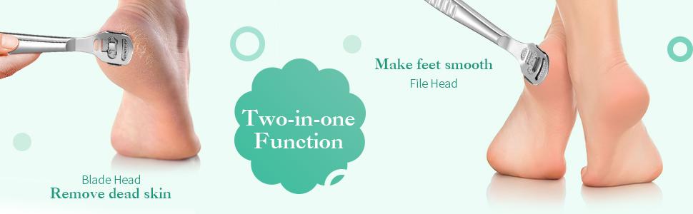 52-Piece Callus Shaver Set with Replacement Blades and Foot File