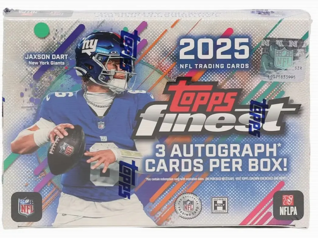 22025 Topps Finest Football Delight Box Must be ripped live
