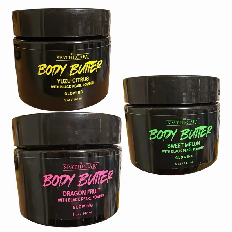 3-pc Ultimate Moisturizing Body Butter Trio | Dragon Fruit • Sweet Melon • Yuzu Citrus | Glowing Hydration Set