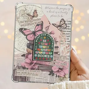All I Want for Christmas is Books Ugly  Dark Green Cozy Reading Vibe Kindle Grip Book Lover Cute Kindle Accessories Phone Holder PopSocket Phone Grip Magnetic Pop Socket Phone Grip