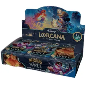 Disney Lorcana Trading Card Game Booster Box - Whispers in the Well Edition with 12 Cards per Pack
