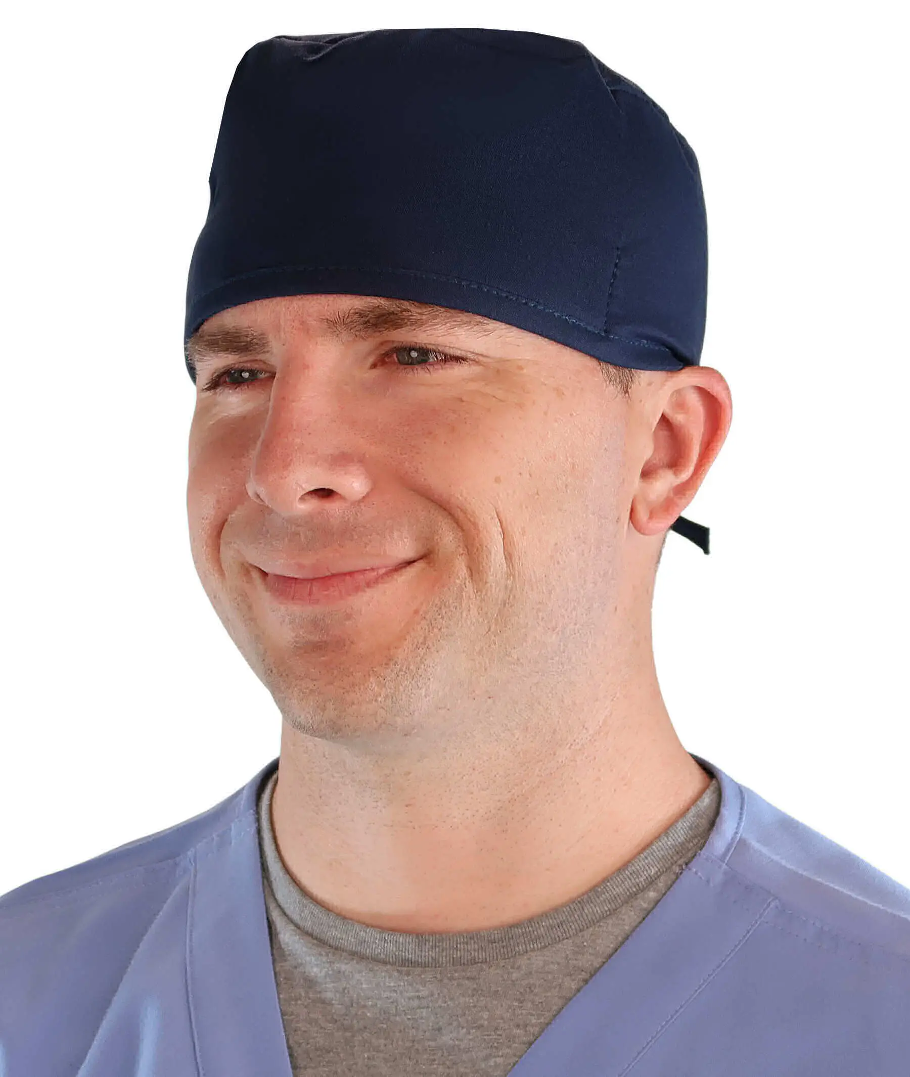 Classic Surgical Scrub Cap - Solid Navy Blue