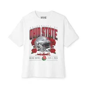 Ohio State Rose Bowl Tee - Unisex Oversized T-Shirt, College Football Fan Gear