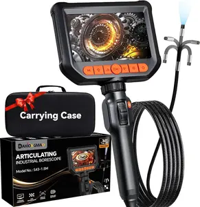 Daxiongmao Borescope Endoscope Camera with Light 1920 HD for Automotive Aircraft Mechanics Tools and Gifts father's day gifts