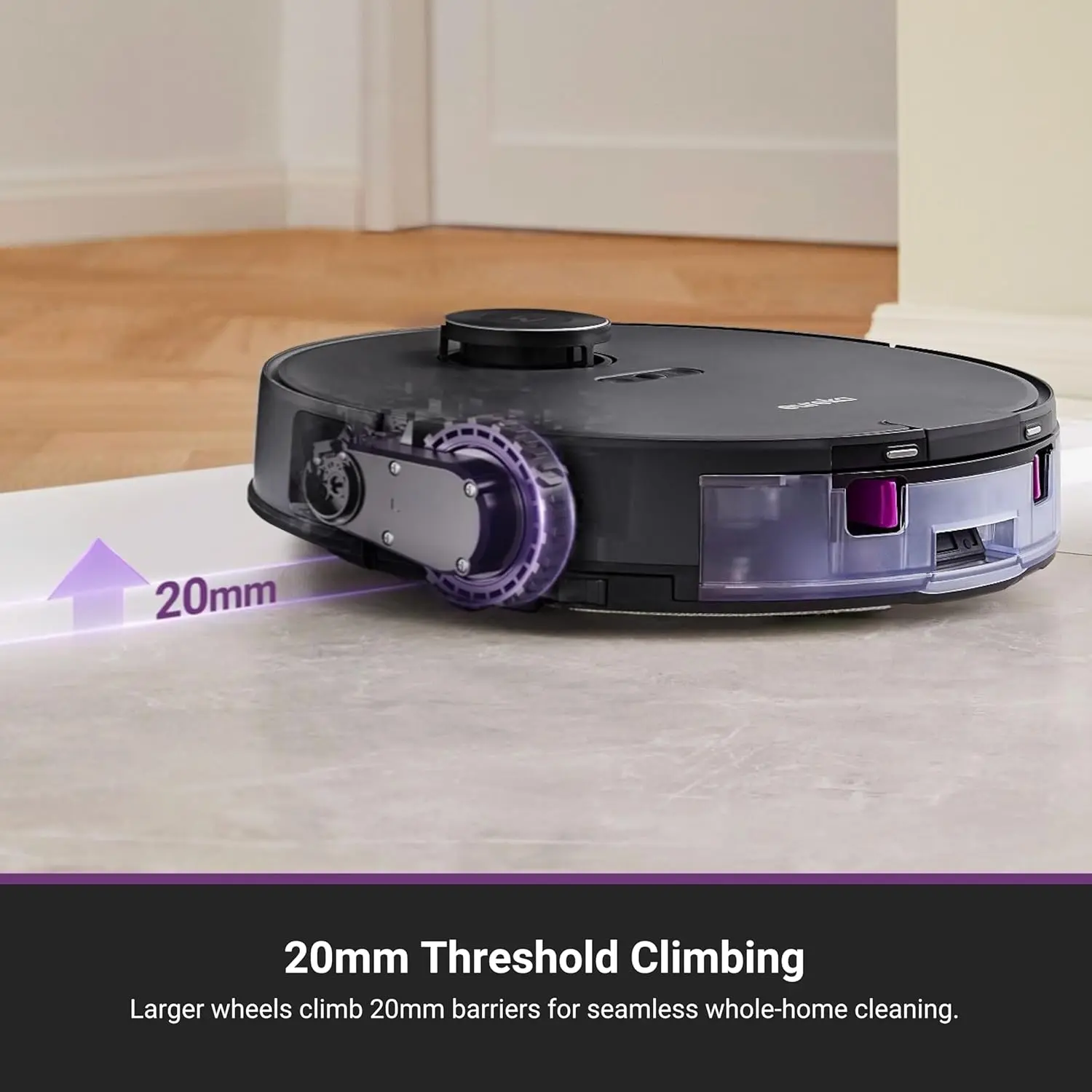Eureka E20 Evo Plus Robot Vacuum and Mop Combo, 10,000Pa Suction