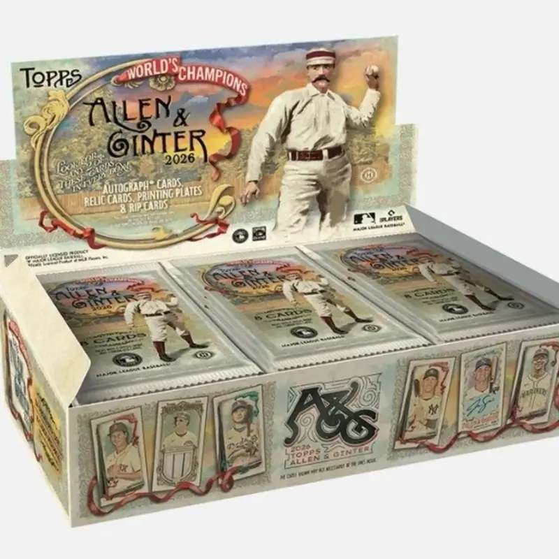 2026 Allen & Ginter Hobby Box Baseball Cards 2 hits