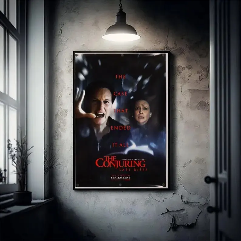 The Conjuring Last Rites Poster, Popular Film Art Prints, Home Decor, Gift for Fans