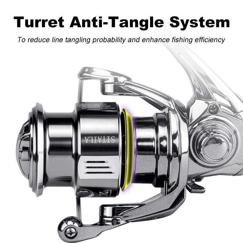 Xiwali Stella Ii Pearl Body Fishing Reel with 6+1 Closed Bearings, 5-Layer Waterproof, Anti-Tangle Spool, Dual Bearing Stabilizing Gear for Lure Enthusiasts Fishing Tackle