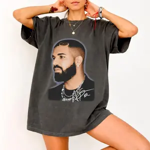 Drake Aubrey Rapper Vintage Hip Hop Graphic Comfort Colors Shirt, Music Fan Gift