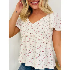 Secret Garden Top in Multi Color Floral