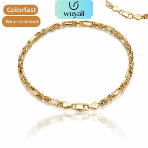 Unisex Gold-Plated Milano Rope Chain Bracelet, 8in Fashion Costume Jewelry with Multi-Angle Light-Reflecting Design, Ideal Gift for Loved Ones