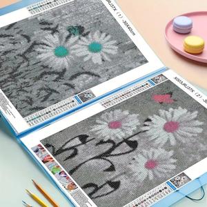 diamond art storage book, 1 count diamond art storage book with 30 pockets, art file folder for indoor & outdoor, diamond art tools