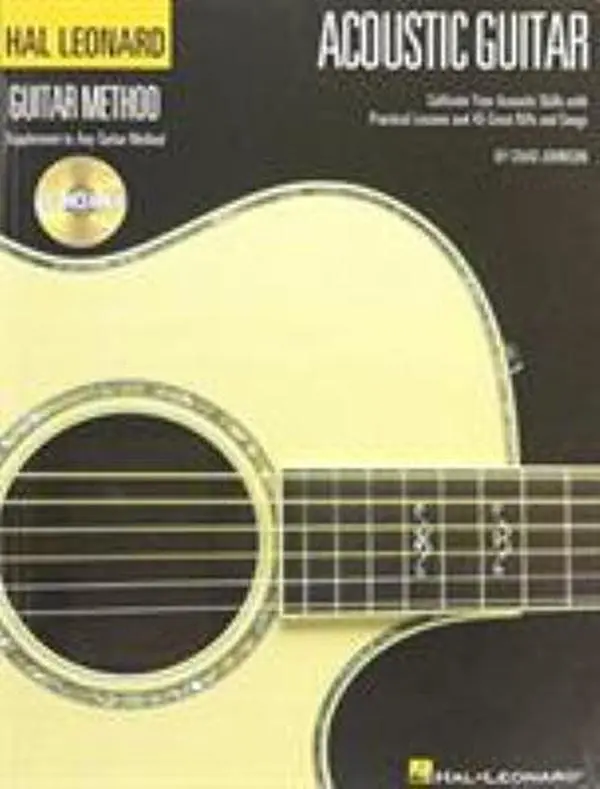 USED Book - The Hal Leonard Acoustic Guitar Method (Book/Online Audio) by Johnson, Chad (Paperback) - english