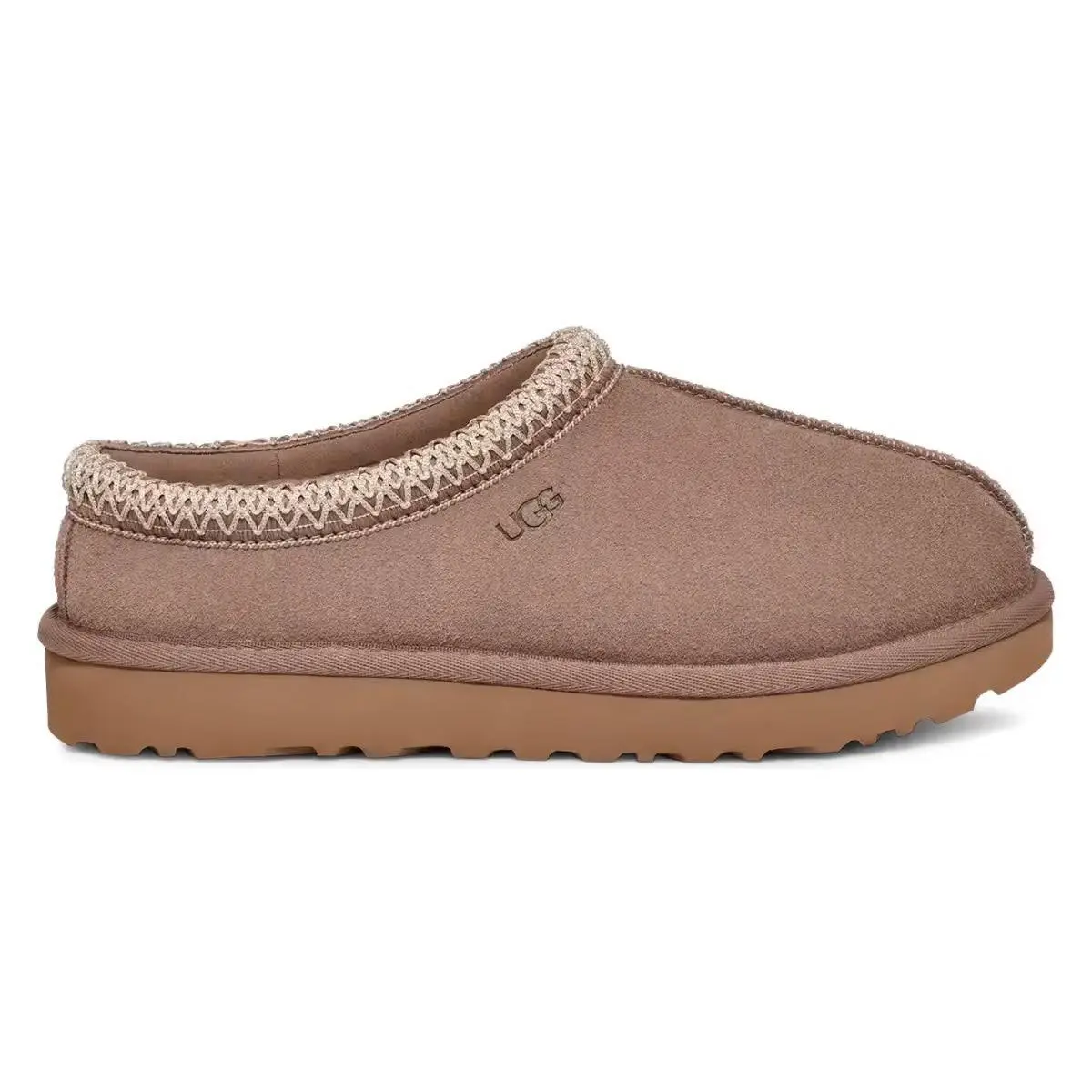 UGG Women's Tasman Suede Slipper - Stylish Casual Shoe with Iconic Braid & Textured Top, Slip On, Caribou, US W 10, Brand New & Original, Subtract 1 size for men's size