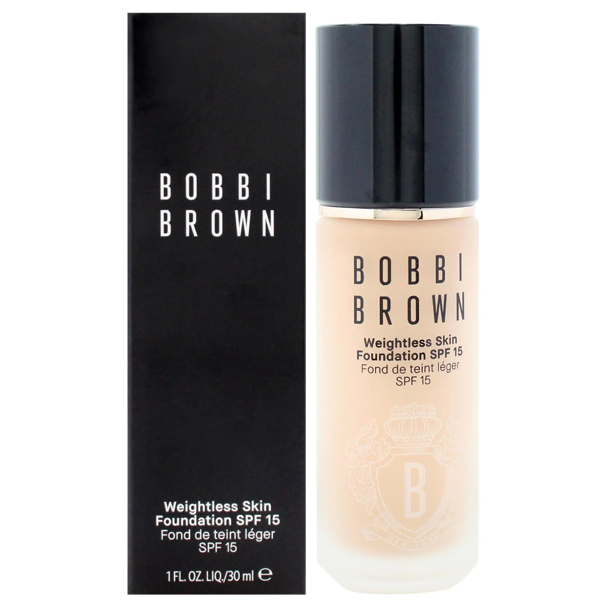 Bobbi Brown Women's Weightless Flawless Foundation SPF 15 - N-042 Beige, 1 oz Daily Face Makeup for Natural Look