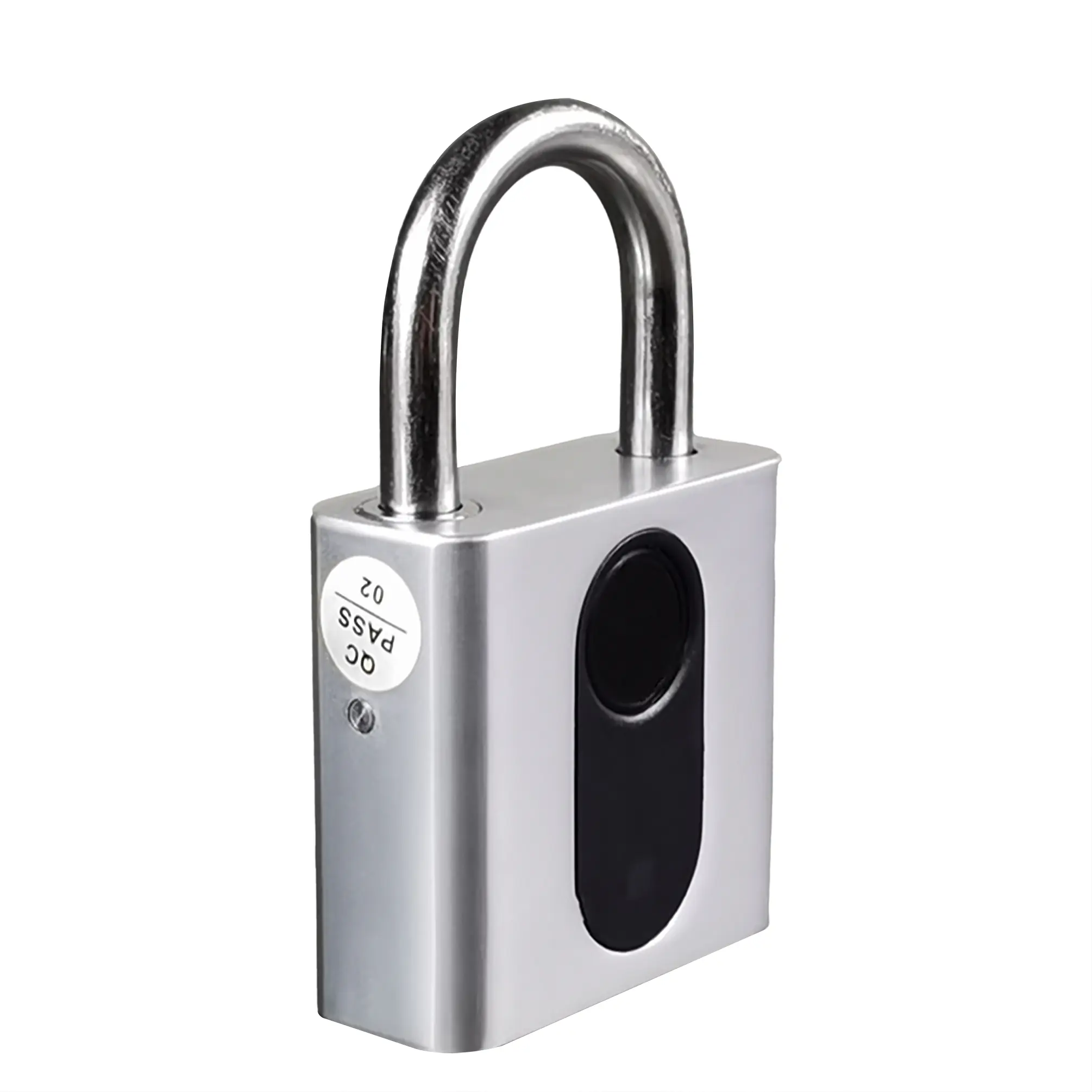 FixtureDisplays® Fingerprint Padlock, Bluetooth Lock APP Remote Access Unlock, Smart Padlock, Keyless Lock 15064-NF