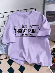 Casual Loose Fit Short Sleeve Top, Pure Color, Comfortable Soft Fabric, Suitable for Women Outdoor, Shopping, Friend Gatherings, Summer Fashion