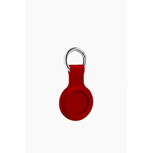 Key Ring for Air Tags in Red
