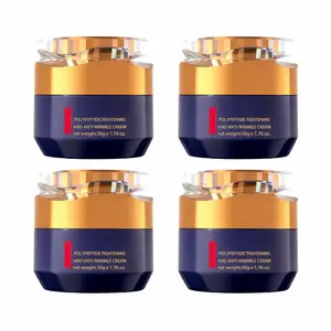 1/4 Pack Peptide Firming Full Face Cream, Natural Centella Asiatica & Cactus Extract, Anti-Aging Anti-Wrinkle Hydrating Glow Moisturizer, Skin Brightening Repairing Facial Lotion, Vegan Skincare Daily Skin Care Holiday Gift