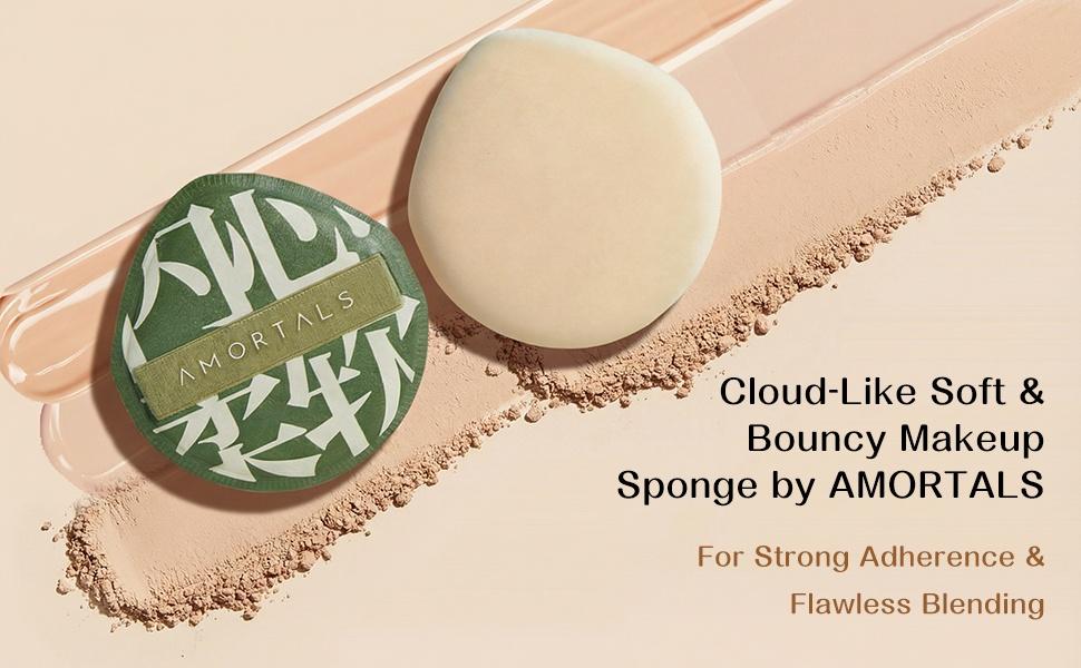 AMORTALS 2PCS Makeup Puff Set with Free Storage Case, Dry Pad Powder Puffs, Soft Long-Lasting Blender Sponge for Cream Foundation, Easy Flawless Makeup Application AMORTALS 2PCS Makeup Puff Set with Free Storage Case, Dry Pad Powder Puffs, Soft Long-Lasting Blender Sponge for Cream Foundation, Easy Flawless Makeup Application