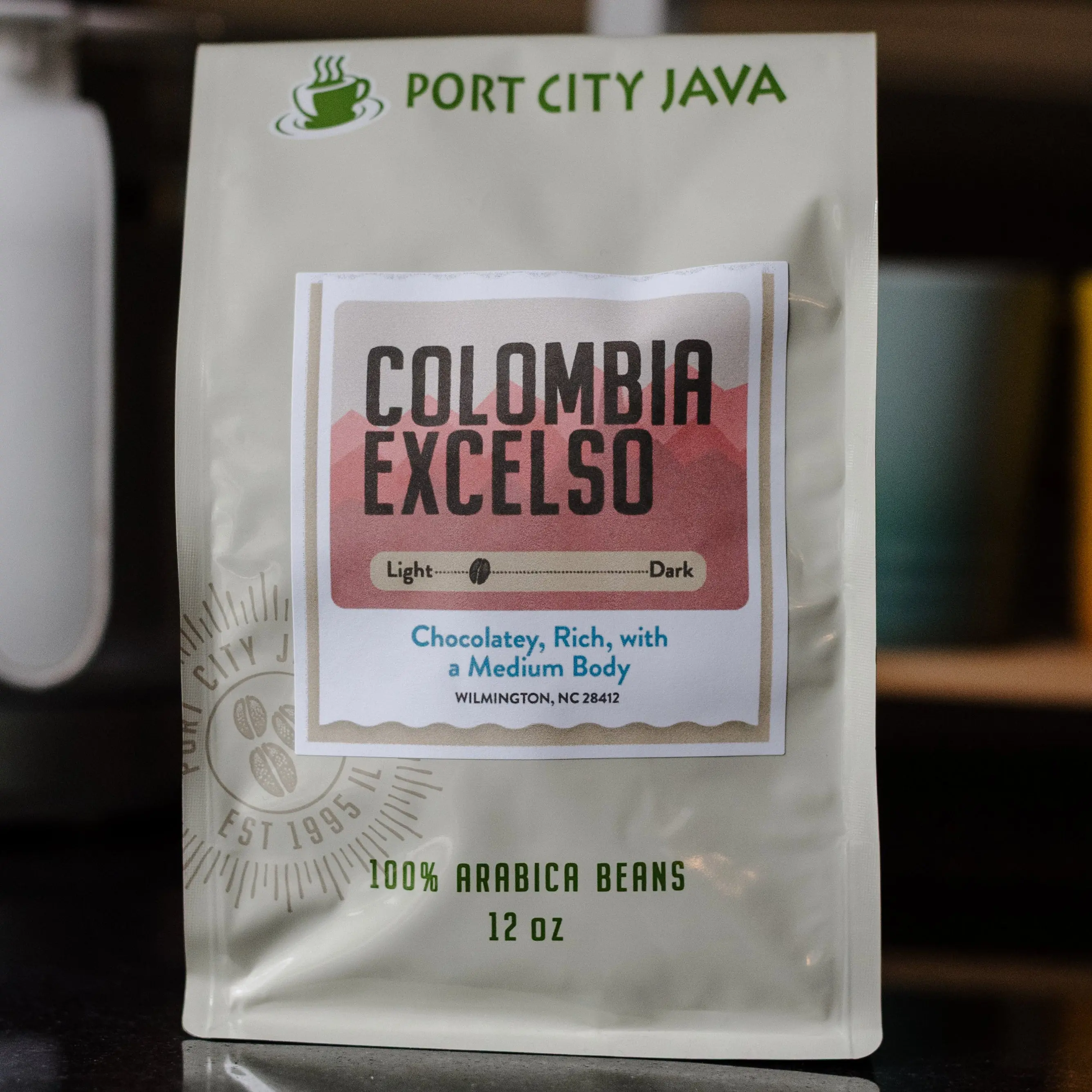 Colombia Excelso Whole Bean Coffee 12oz