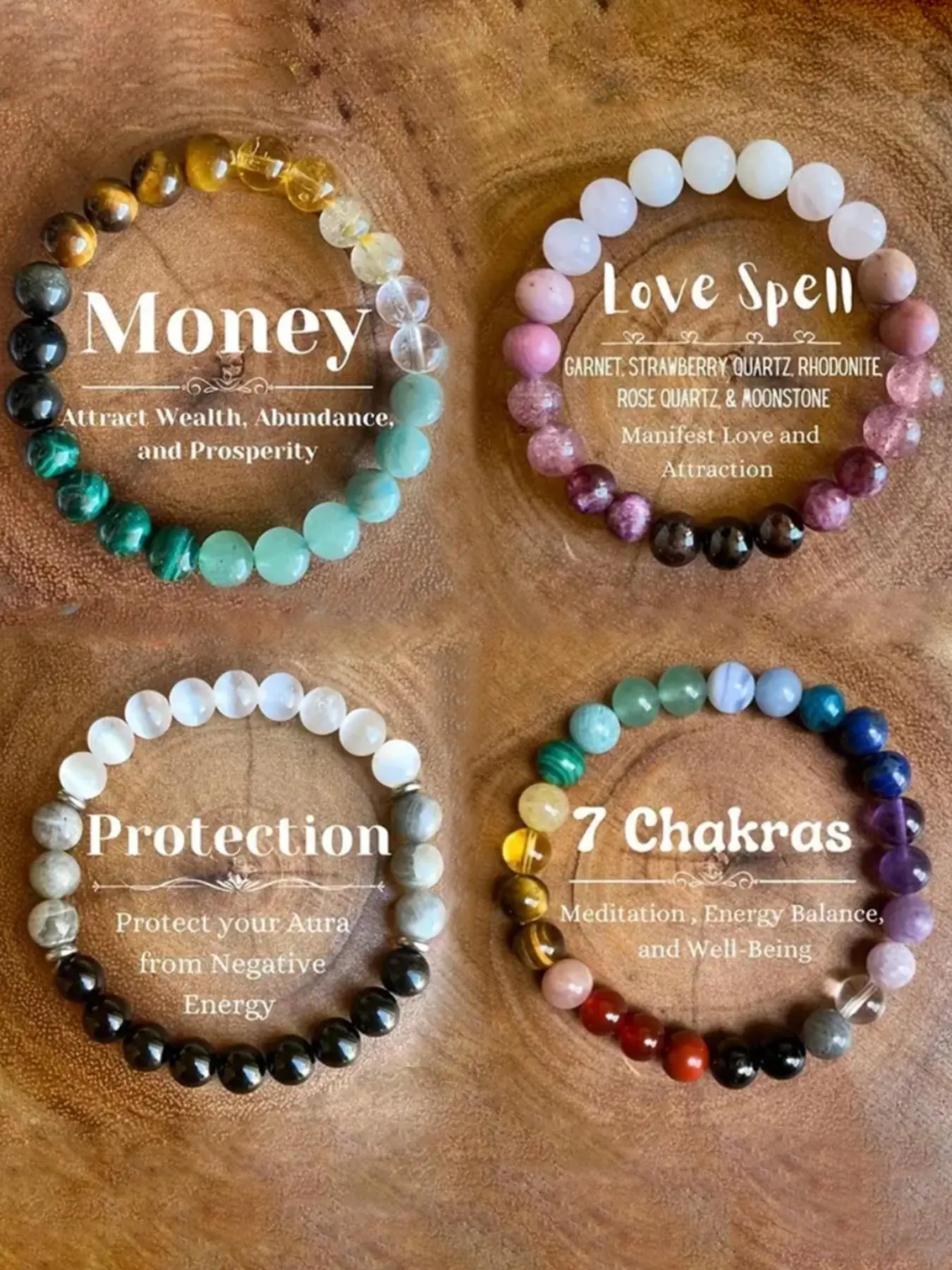 Energy Beaded Bracelet, Unisex Bracelet for Women & Men, Fashion Accessories for Party, Daily Clothing Decor, Trendy All-match & Exquisite Jewelry for