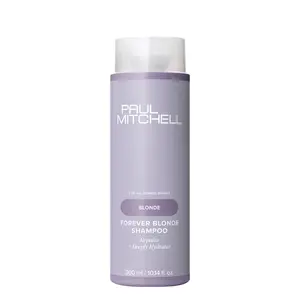 Paul Mitchell Forever Blonde Shampoo - Sulfate-Free Vegan Formula for Bleached Hair Repair & Brightening - 10.14 fl oz