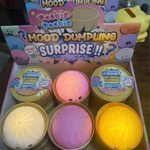 Pookie Pookie Mood Dumpling Surprise Toy, Cute Kawaii Squishy Blind Box, Mood Dumpling Collectible Figure Gift For Kids Open For Sale!
