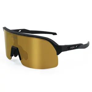 SUPRA - Black Frame with Gold Lens