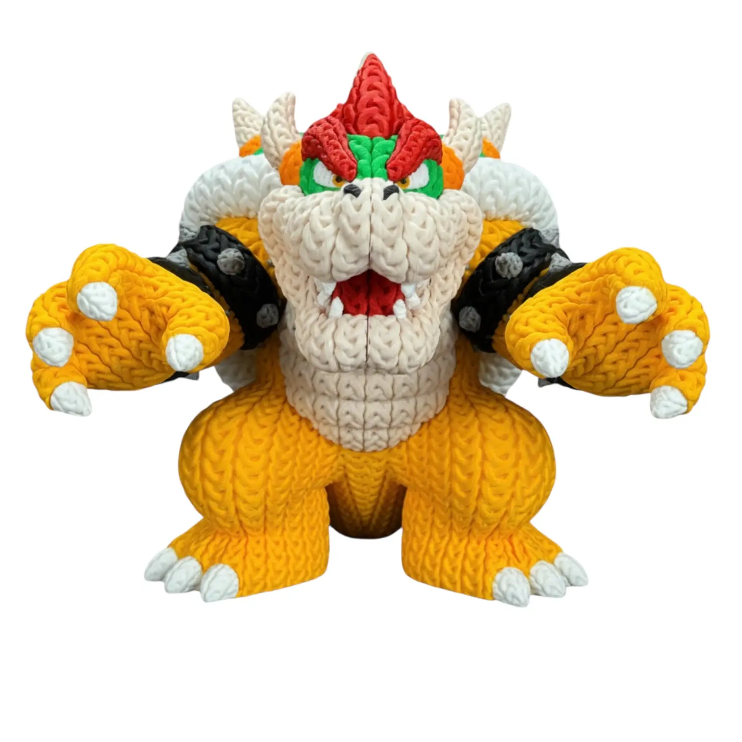 Bowser Knitted - Inspired 3D Printed Collectible Bowser Knitted - Inspired 3D Printed Collectible