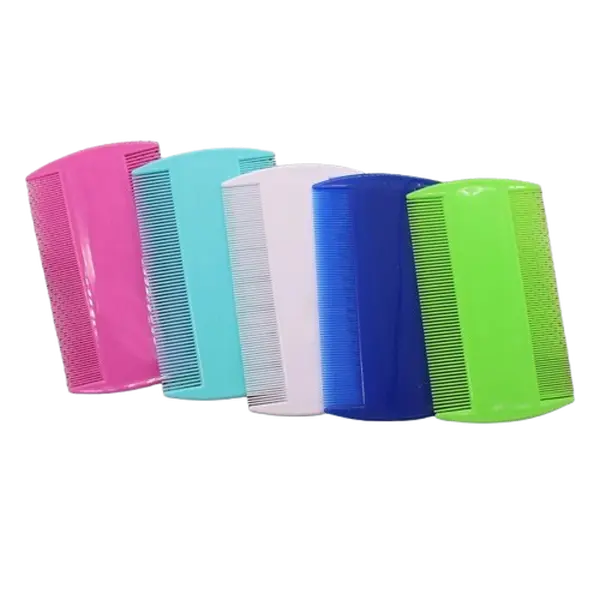 2-Pack Double-Sided Fine Tooth Flea Combs for Cats and Dogs, Pet Healthcare Flea & Tick Treatment Tool
