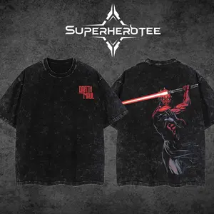 [ superhero tee ] Retro 90s Rogue Inspired Maul Opress Star Symbol Graphic T-Shirt – Mutant Superhero Vintage Washed Cotton Tee, Unisex Streetwear Shirt, Gift for Fan, Gift for Him