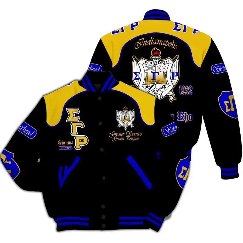 Ireishprint Sigma Gamma Rho Varsity Jacket, Indianapolis Sigma Gamma Rho Varsity Jacket