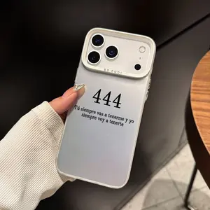 A phone case with angel number "444" pattern, anti-slip and anti-drop, suitable for iPhone 17 AIR 17/16/15/14/13/12/11/8/7 PRO PRO MAX X XS XR PLUS, CYK81