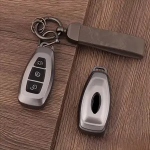TPU Car Key Fob Case Cover Shell for Ford Fiesta Focus 3 4 Mondeo Ecosport Kuga Focus ST - for Smart Key Protector Fob Accessories Car Key Accessory