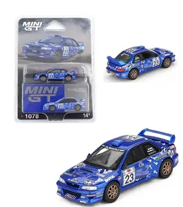 Mini GT Subaru Impreza WRC99 #23 2000 Acropolis Rally 1:64 Scale Diecast Model Car MGT01078-2B
