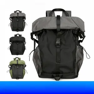 Sports Outdoor Folding Roll-Top Wind-Resistant Functional Backpack - for Men, Backpacks for School, Mountaineering Use