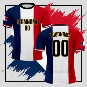 2025 Personalized France Soccer Jersey for Fans - Custom Men Women  Uniform Shirt with Name Number Logo - National Team Soccer Jersey for Players