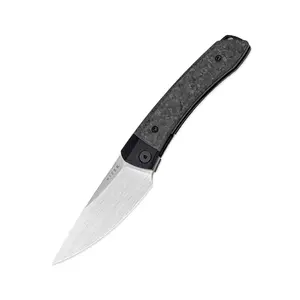 Kizer Mini MoMo M390 Timascus+Marble Carbon Fiber Ki3663A4 Cutting Steel Kitchen Kitchenware