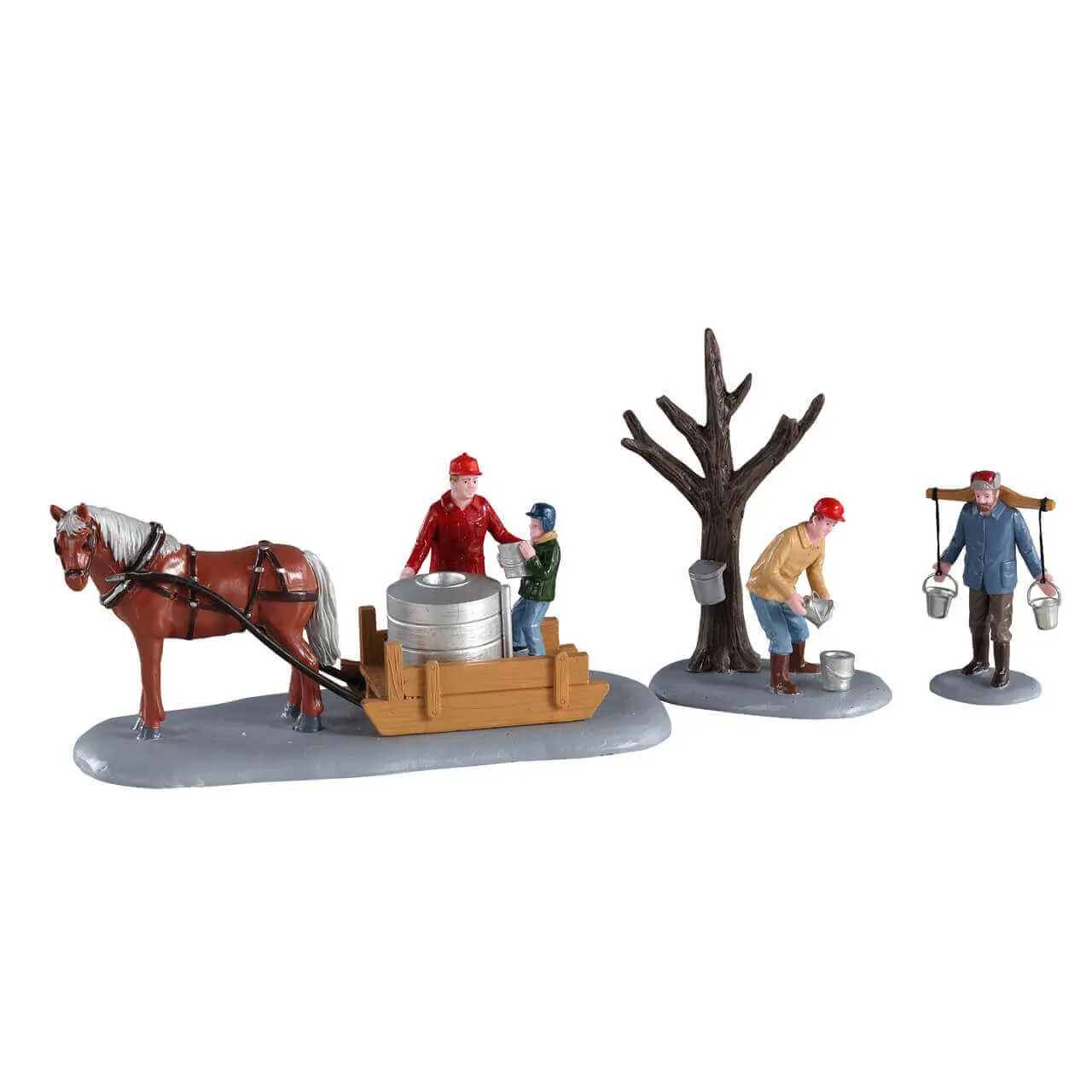 Lemax Maple Syrup Season Table Accent Set of 3 #03523