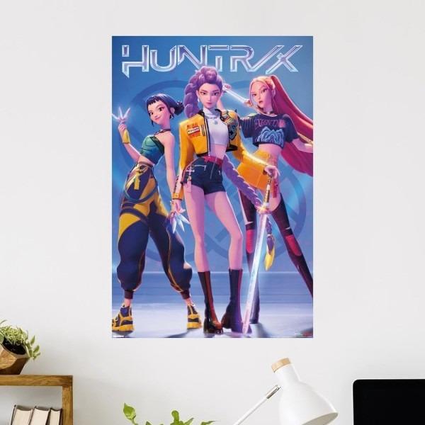 K-Pop Demon Hunters Bedroom Wall Tapestry — Home Decor Tapestry & Fan Party Backdrop Poster