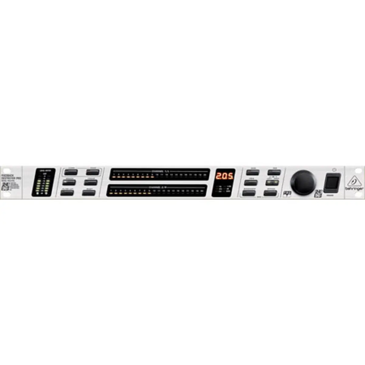 Behringer FBQ2496 Ultra-Fast Feedback Destroyer/Parametric EQ with 40 FBQ Filters and 96 kHz Audio Performance