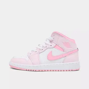 Women's/GS Air Jordan 1 Mid "Triple Pink" DQ8423-600 Fashion Athletic Sneaker