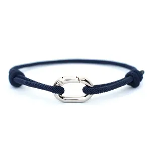 Minimalist style fine rope bracelet for men, handmade sliding, fashionable knot weaving, friendship bracelet, jewelry without box